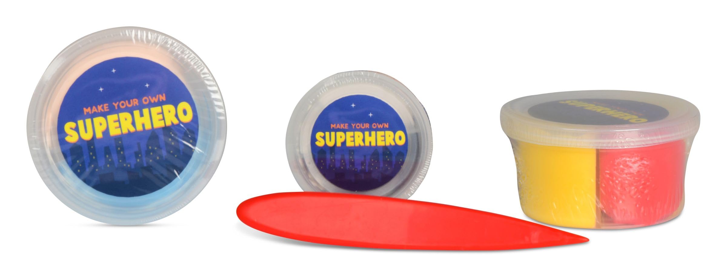 Fizz Creations for iscream Make Your Own Mini Superhero Modeling Dough Shaping Kit - Image 4