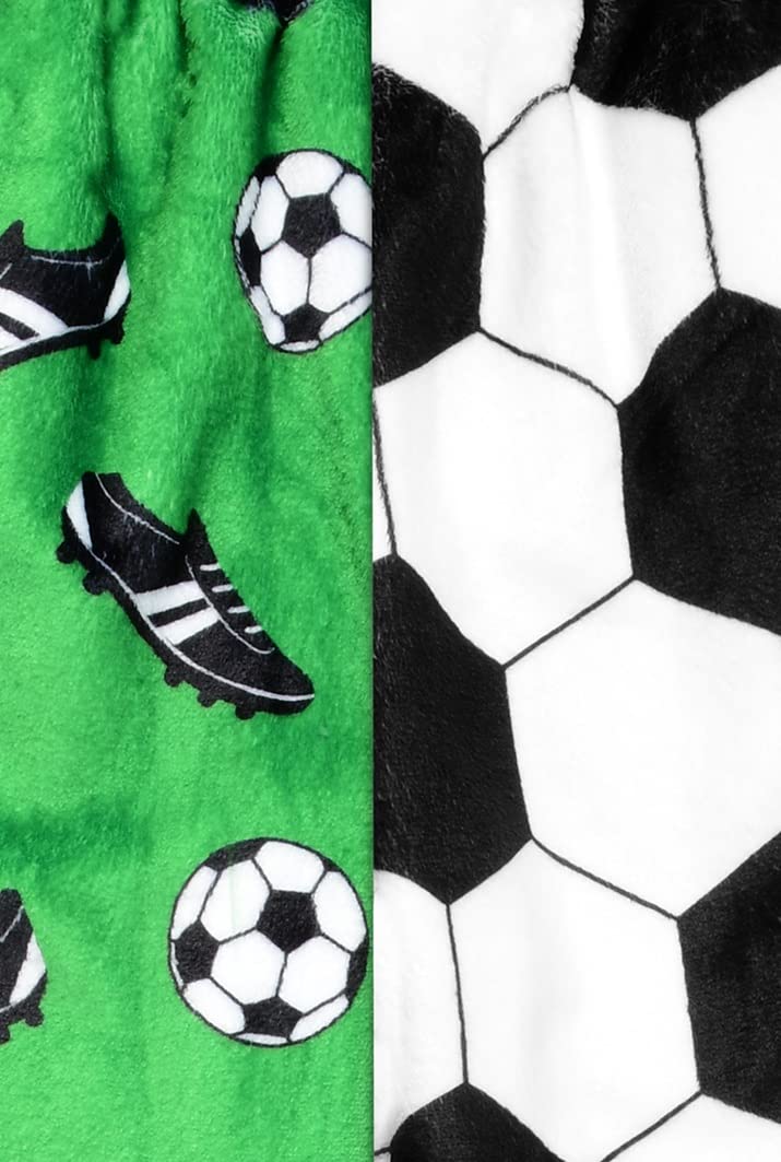 iscream Big Boys Fun Print Silky Soft Plush Shorts - Play Ball Collection - Image 3