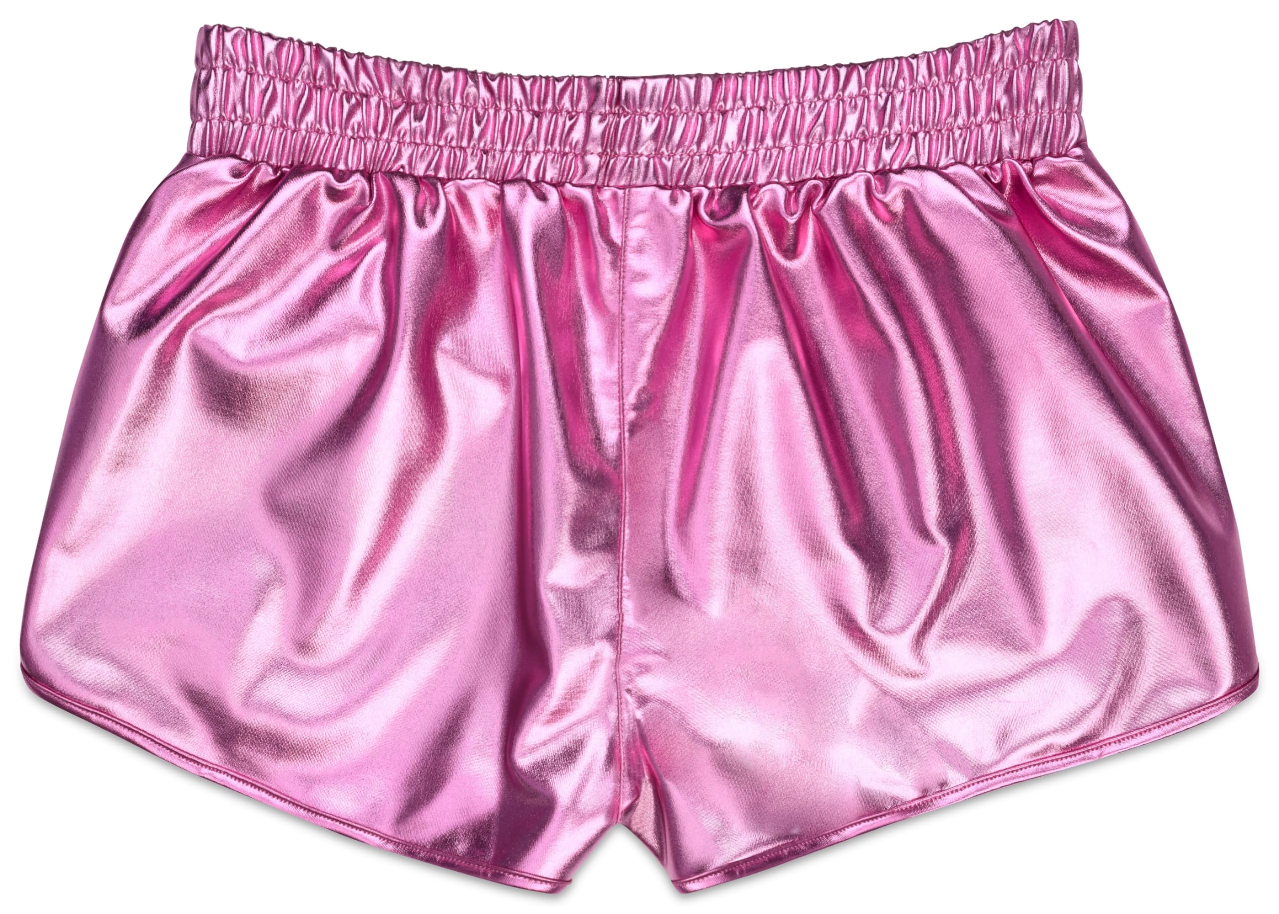 iscream Big Girls Shiny Metallic Sporty Short Pretty Pastel Collection - Image 3