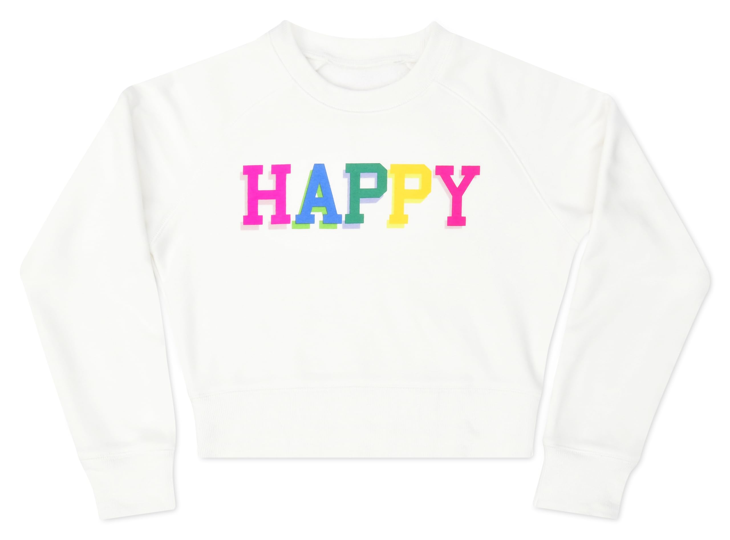 iscream Big Girls Softest Puff Fleece Crewneck Fun Graphic Sweatshirt - Chill Vibes Collection - Image 3