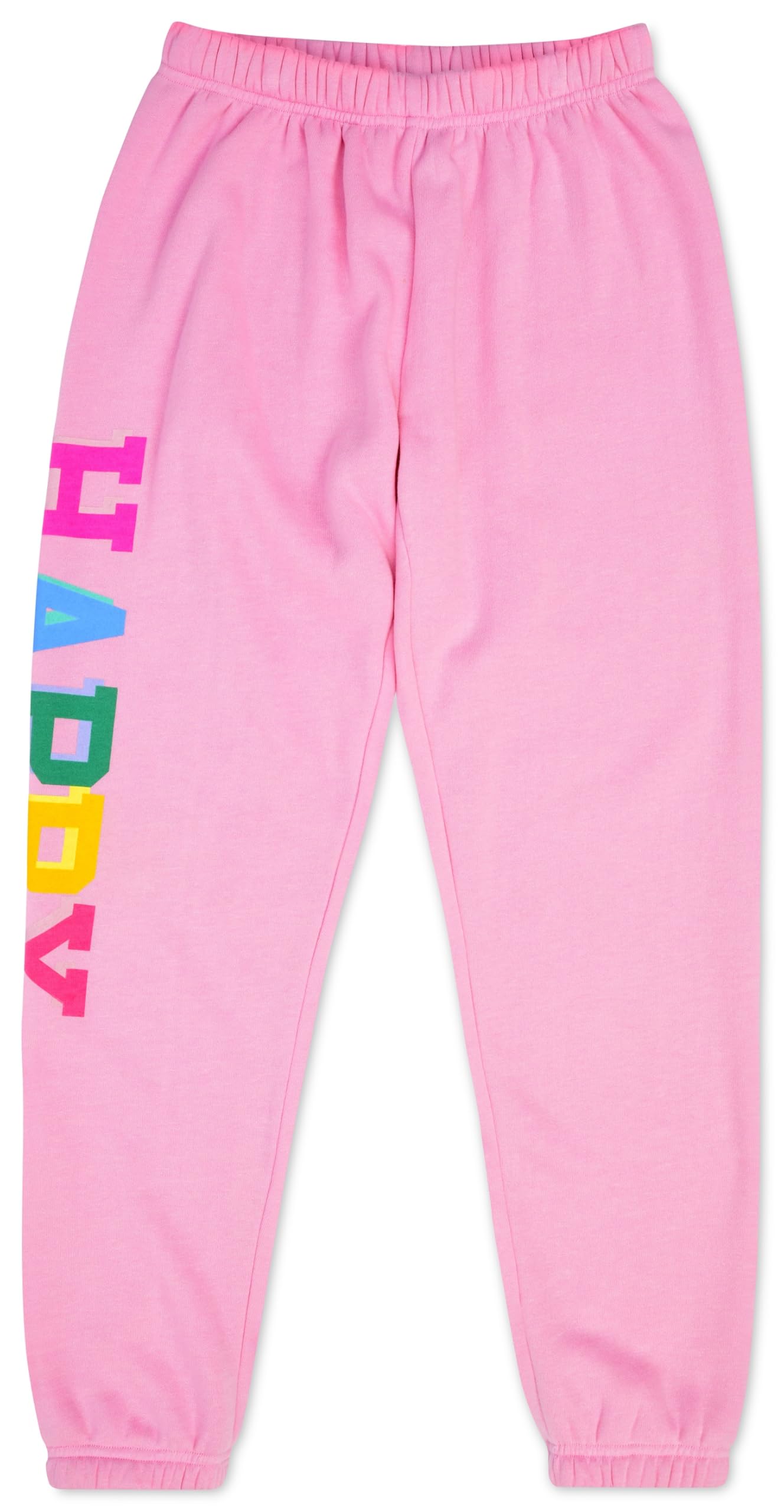 iscream Big Girls Softest Puff Fleece Fun Leg Print Sweatpant Collection - Image 4