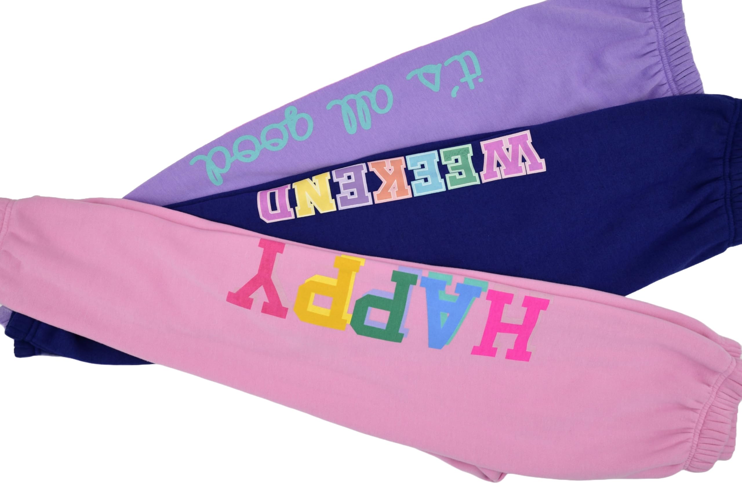 iscream Big Girls Softest Puff Fleece Fun Leg Print Sweatpant Collection - Image 8