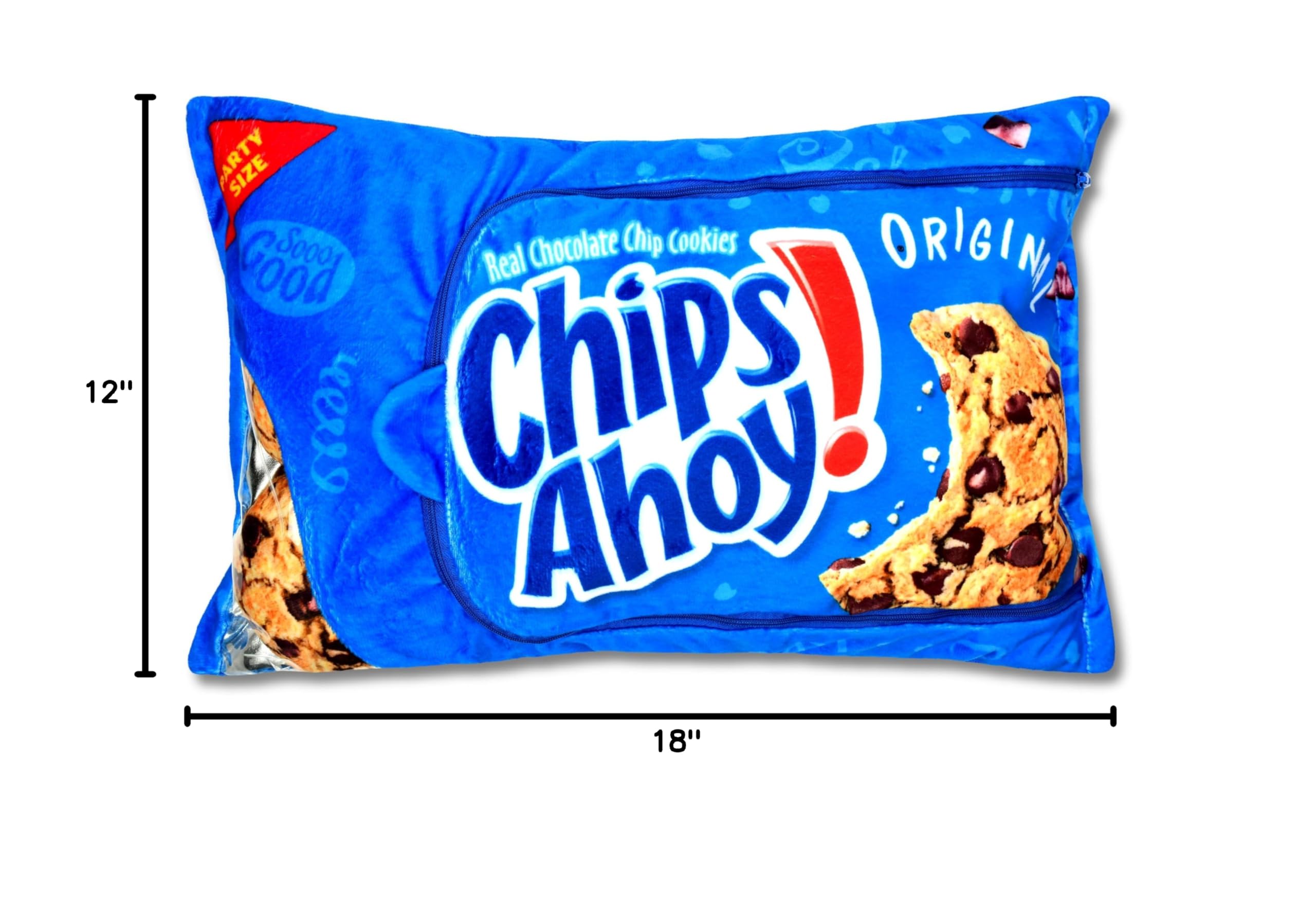 iscream Chips Ahoy! Package Pillow Set with Mini Chips Ahoy! Cookie Pillows - Image 8