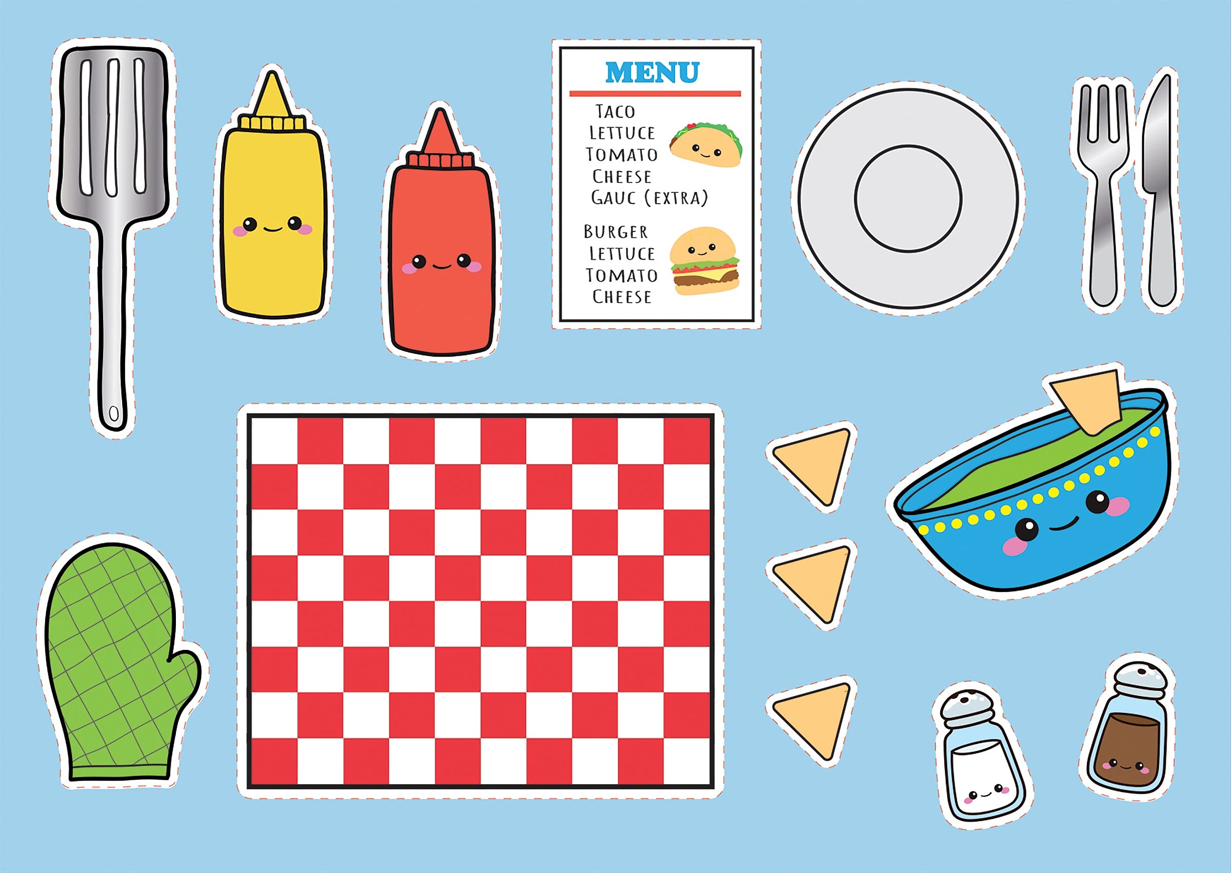 iscream Fizz Creations Make Your Own Kawaii Foodie Friends Modeling Dough Shaping Kit - Image 3