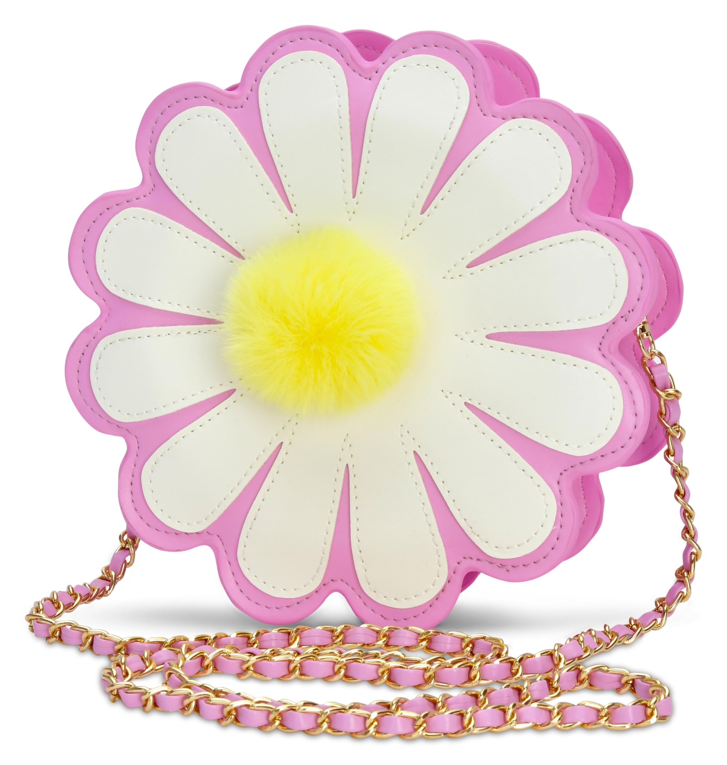 iscream Girls' Crossbody Purse in Faux Patent Leather with Zipper Closure, Live Brightly Collection - Image 3