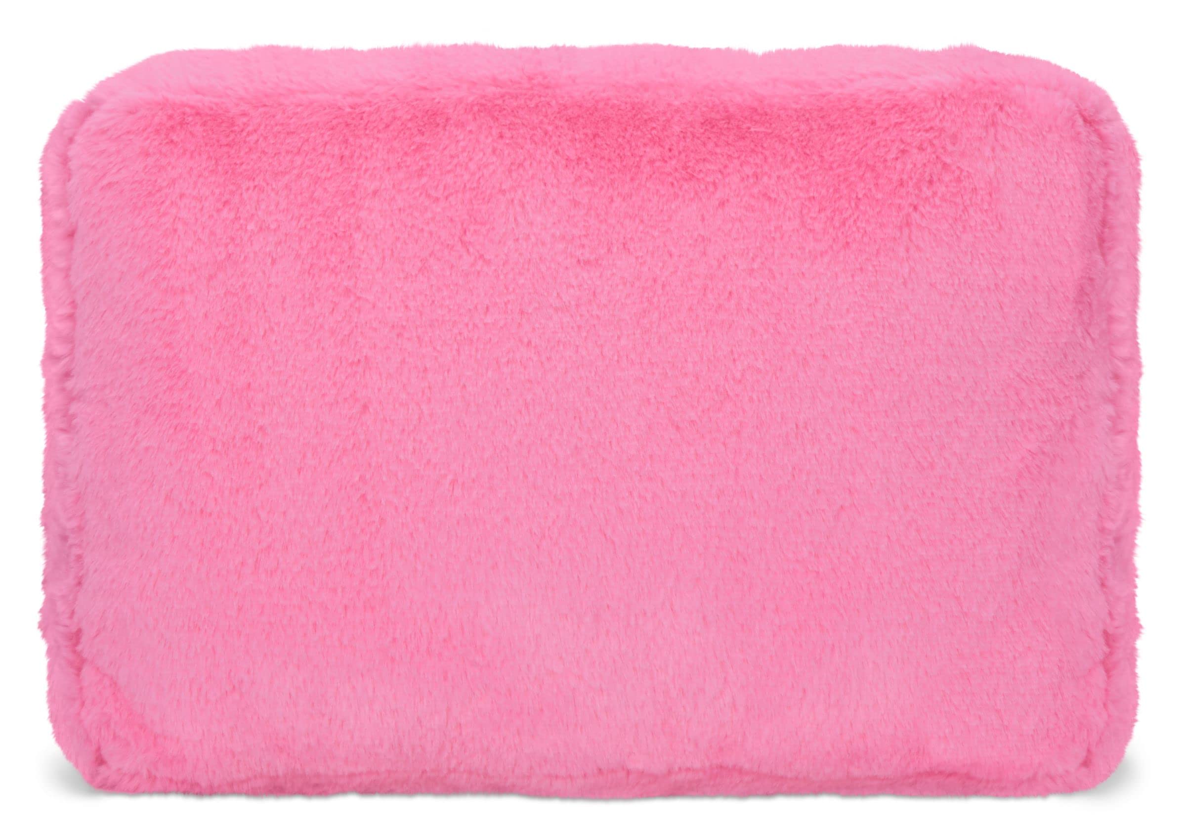 iscream Mood Meter Fur & Fleece 11" x 7" Pillow with Embroidered Accents - Image 3