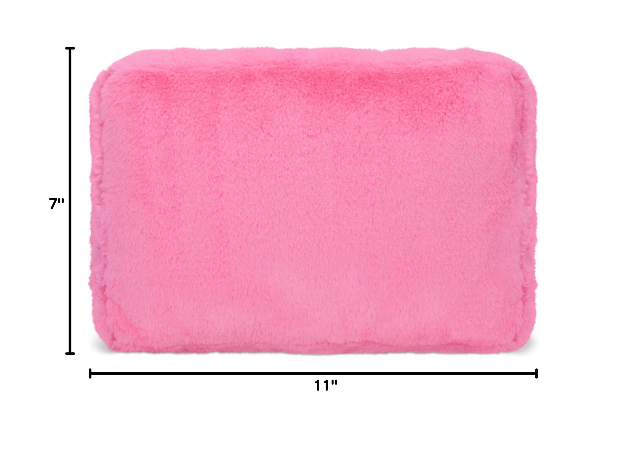 iscream Mood Meter Fur & Fleece 11" x 7" Pillow with Embroidered Accents - Image 9