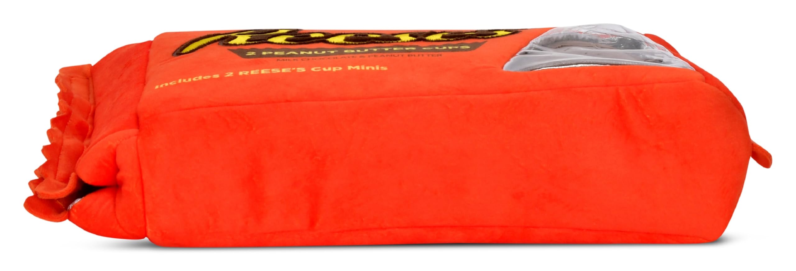iscream Reese's Peanut Butter Cups Package 19" x 8.5" Pillow Set with Two Plushie Cups - Image 4