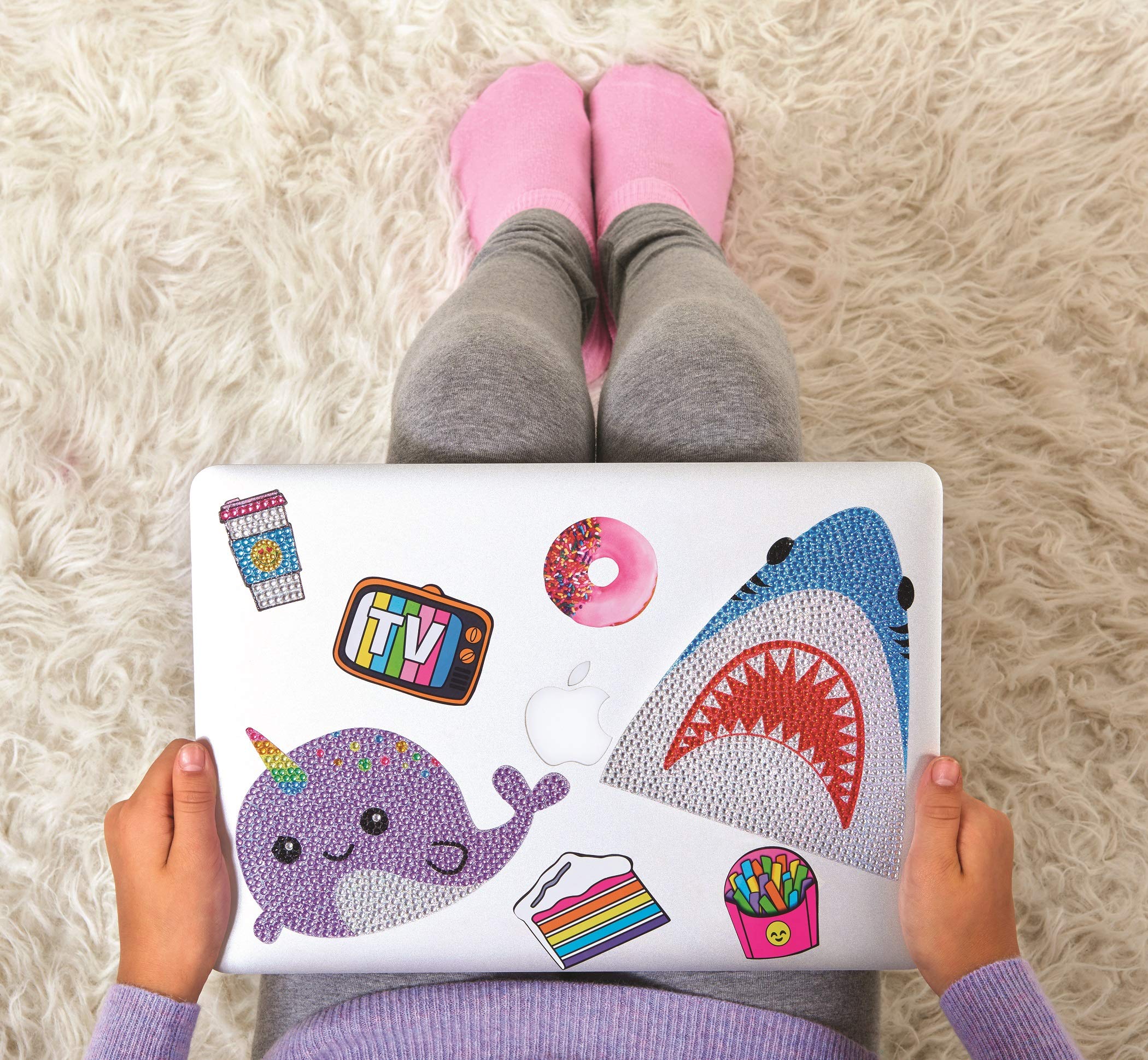 iscream Sparkly Rhinestone Sweethearts Cactus 2" Mini Vinyl Cling Decal - Image 3