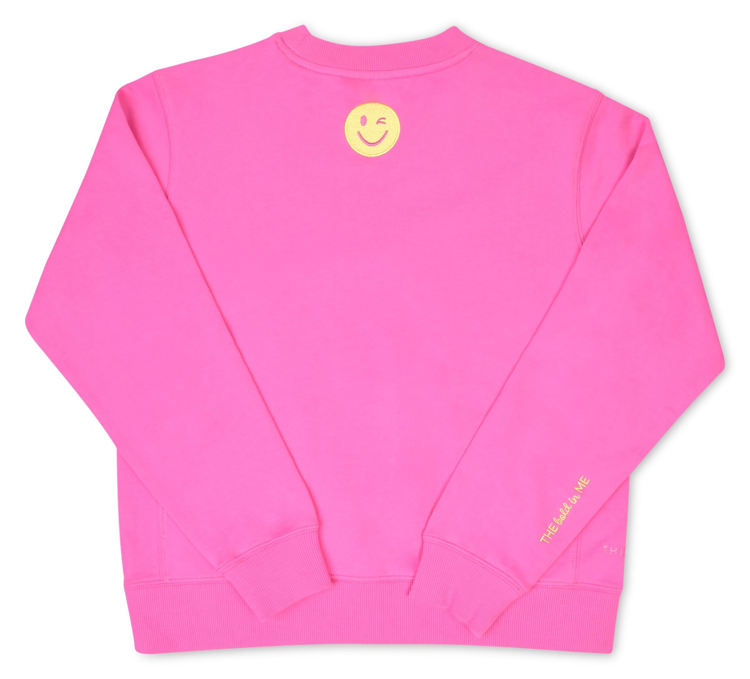 iscream + THEME NYC Big Girls French Terry Crewneck Applique and Embroidered Accent Sweatshirt Collection - Image 3
