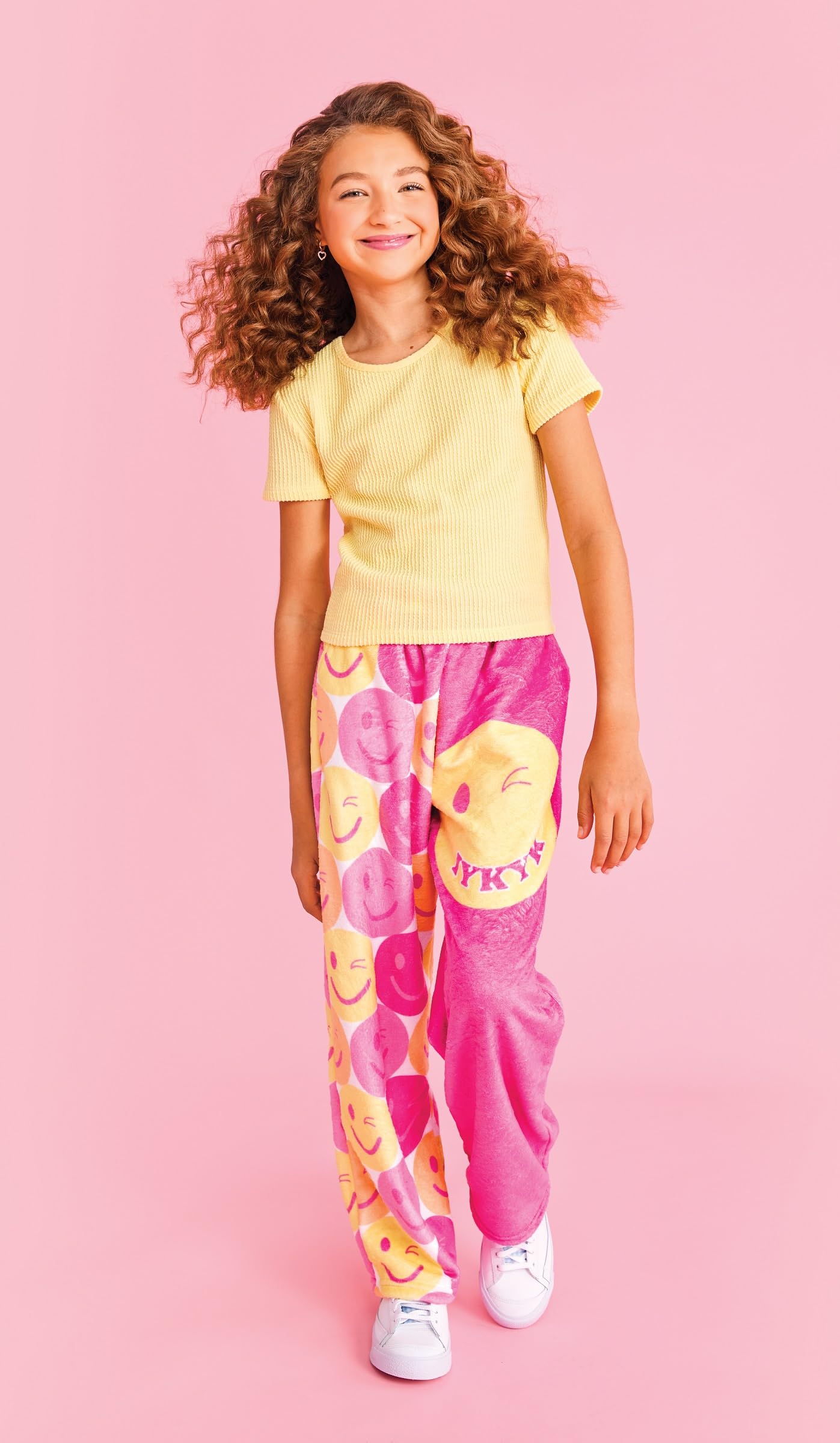 iscream + Theme NYC Big Girls Silky Soft Plush Fleece Pants Collection - Image 4