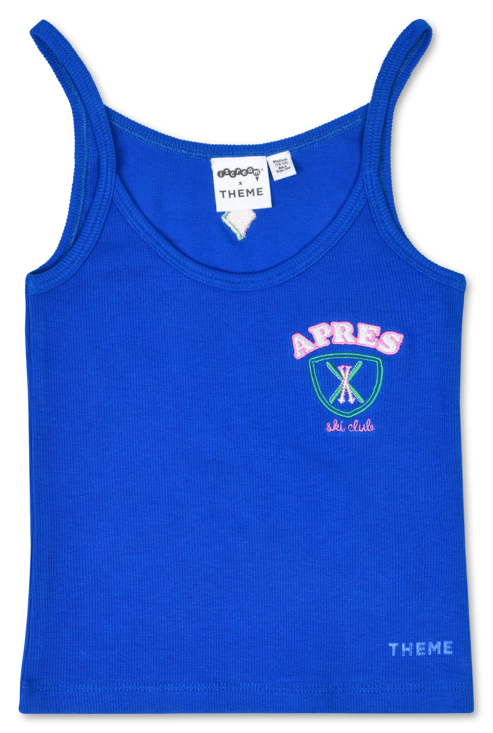 iscream + Theme NYC Big Girls Stretch Cotton Blend Ribbed Cami Collection - Image 3